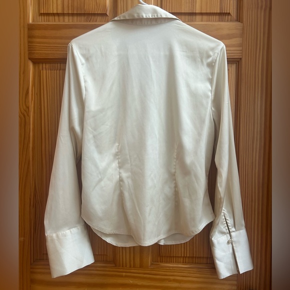 Abercrombie & Fitch Cream Button-Down Shirt - Picture 4 of 6